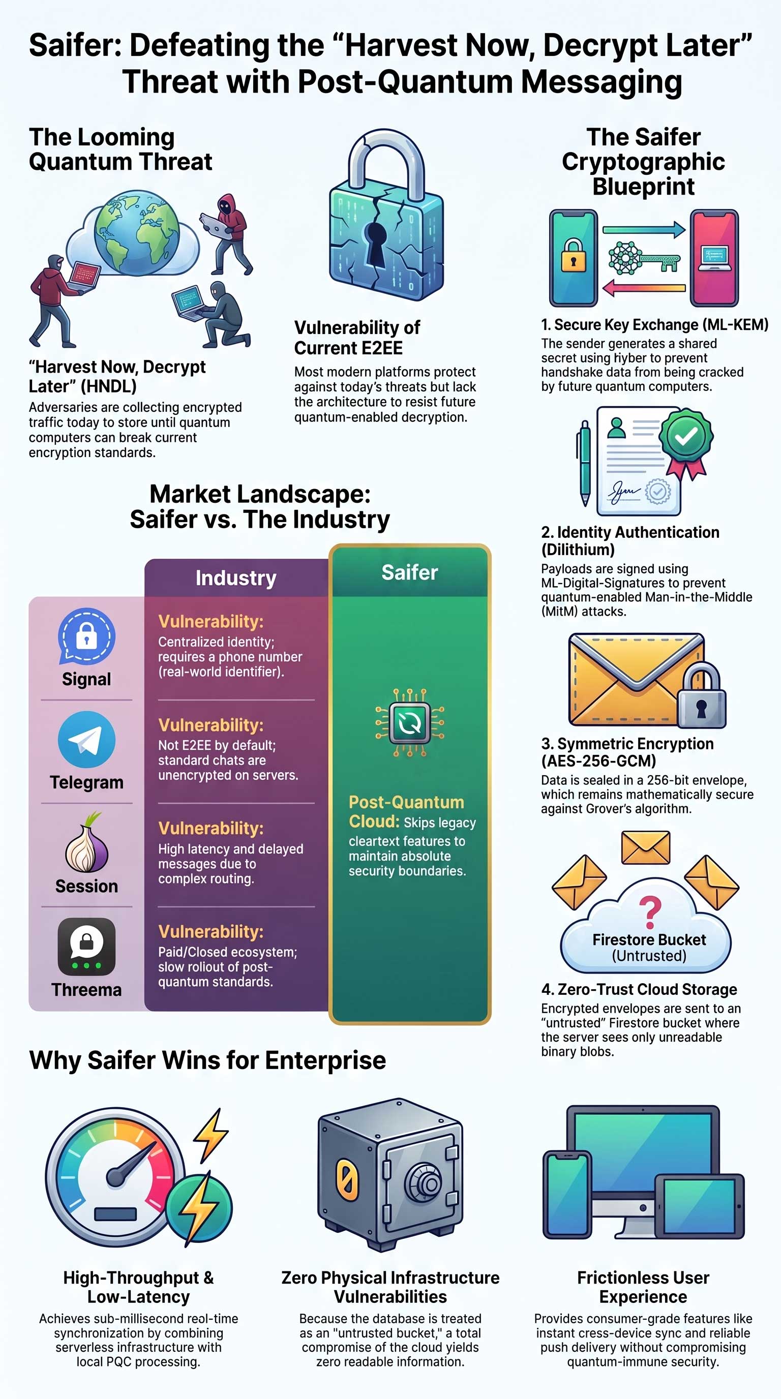 Post Quantum Messaging Security Blueprint